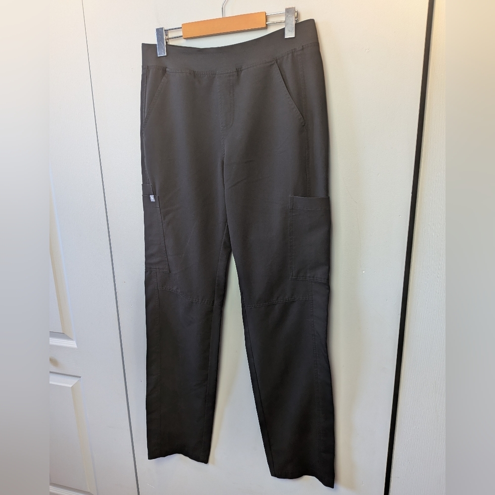 FIGS Scrub Pants Size Small Tall Straight Leg Men (Unisex) Black Color 6 Pockets